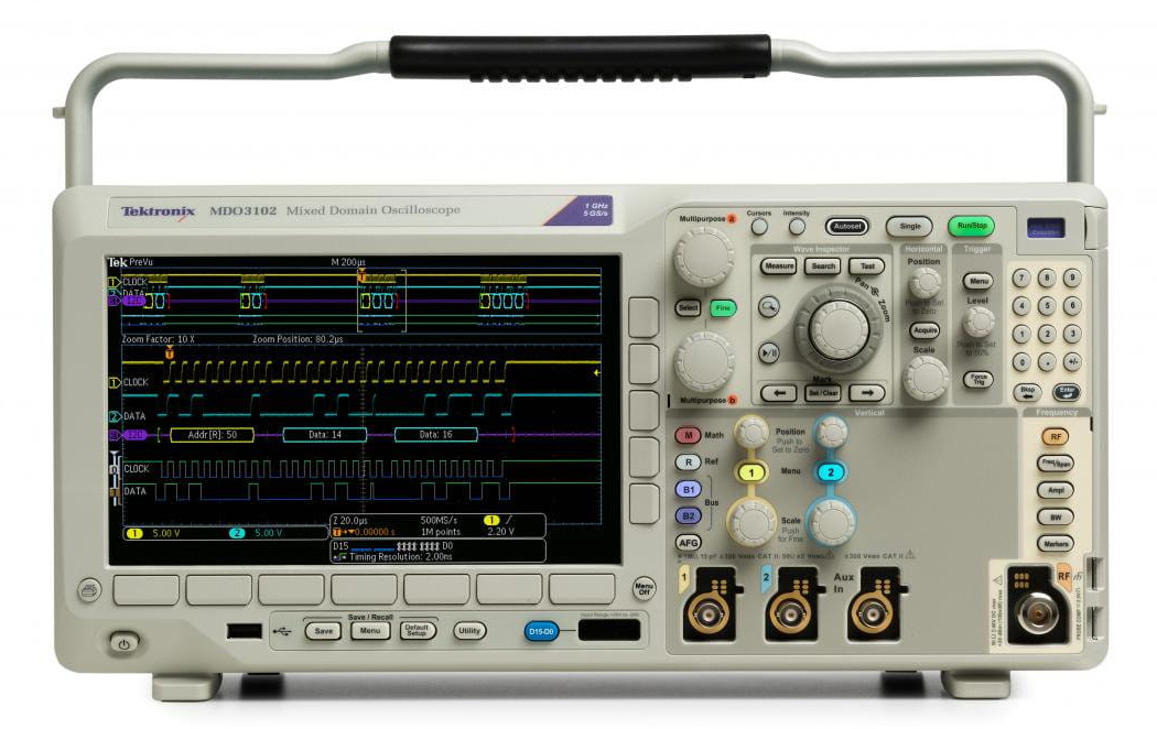 Tektronix MDO3024 is a featured product}