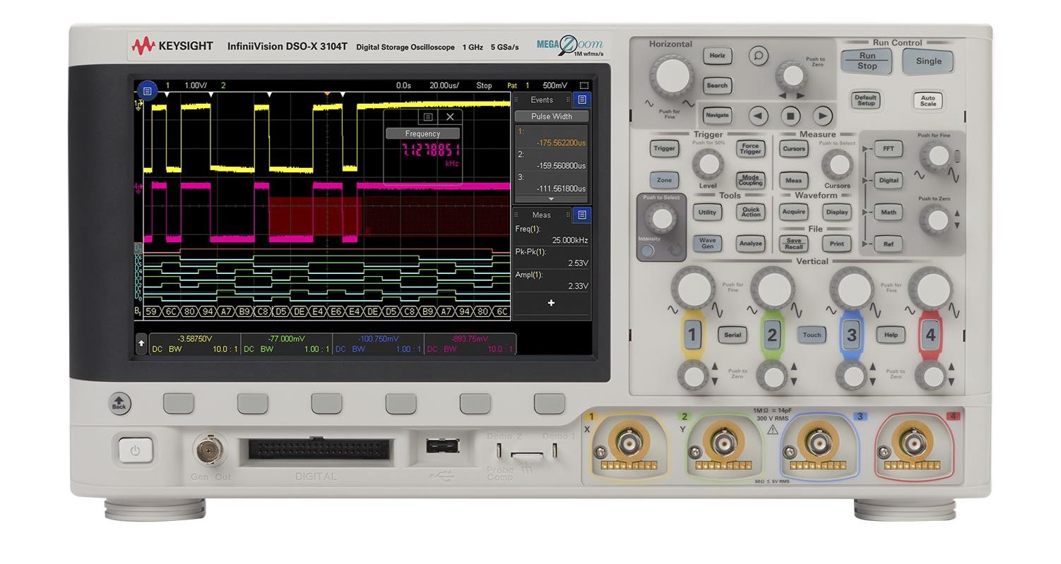 Agilent / Keysight DSOX3104T is a featured product}