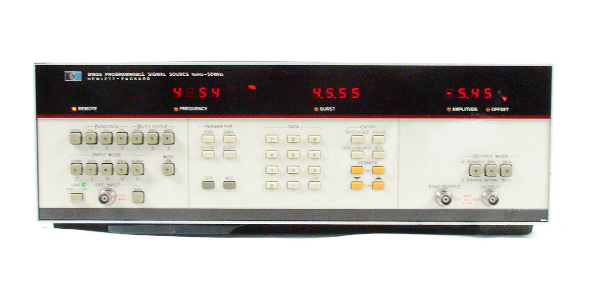 Agilent / HP 8165A for sale