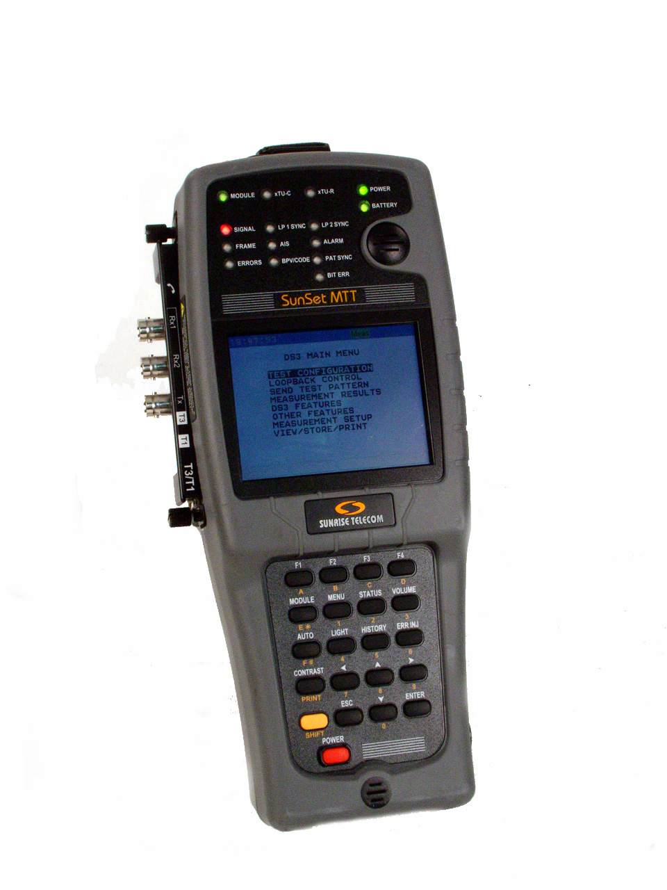Sunrise Telecom Sunset E10 Handheld Communication Test Set 