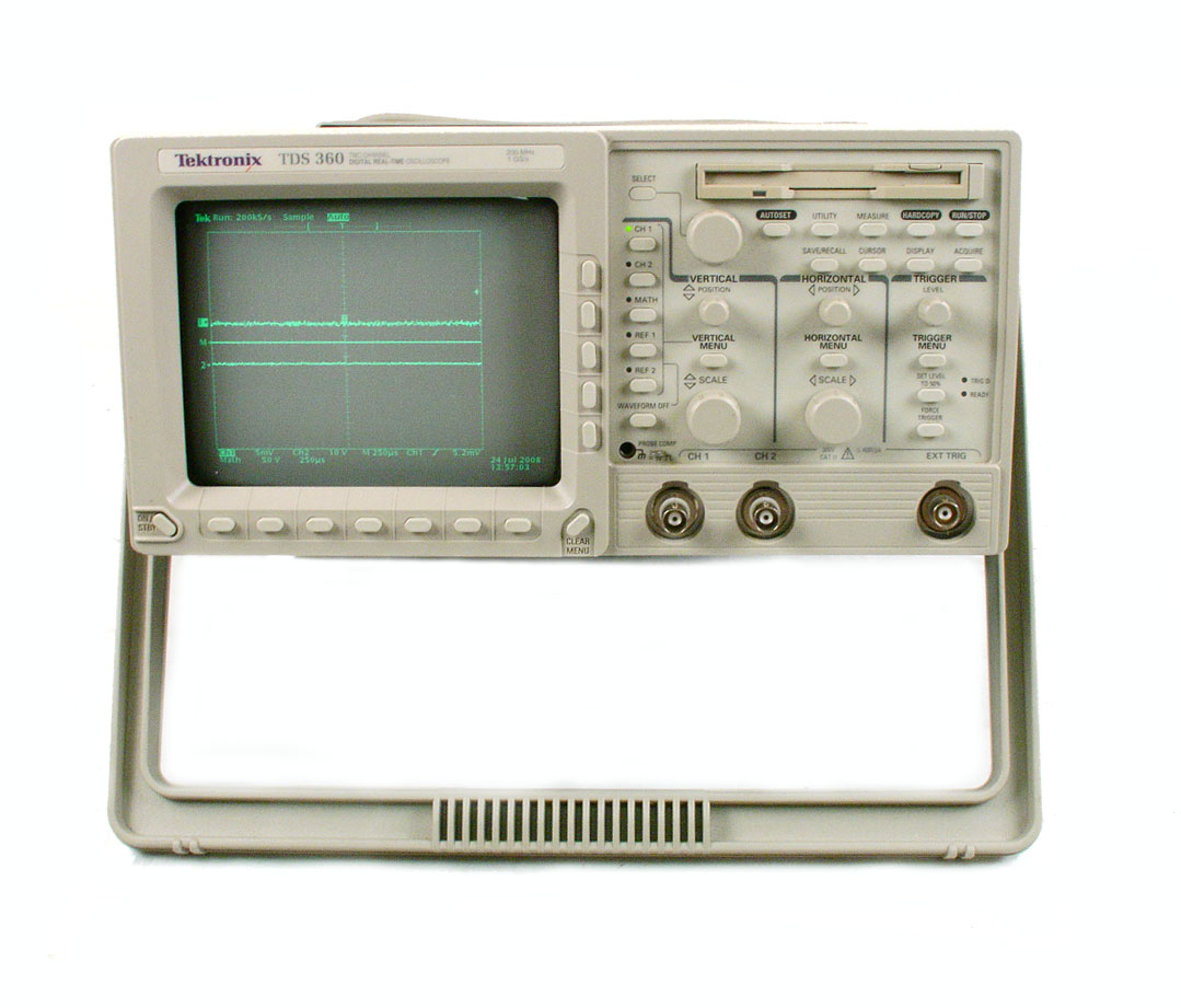Tektronix TDS360 Digital Oscilloscope 200MHz,1GS/s 2 Ch. 