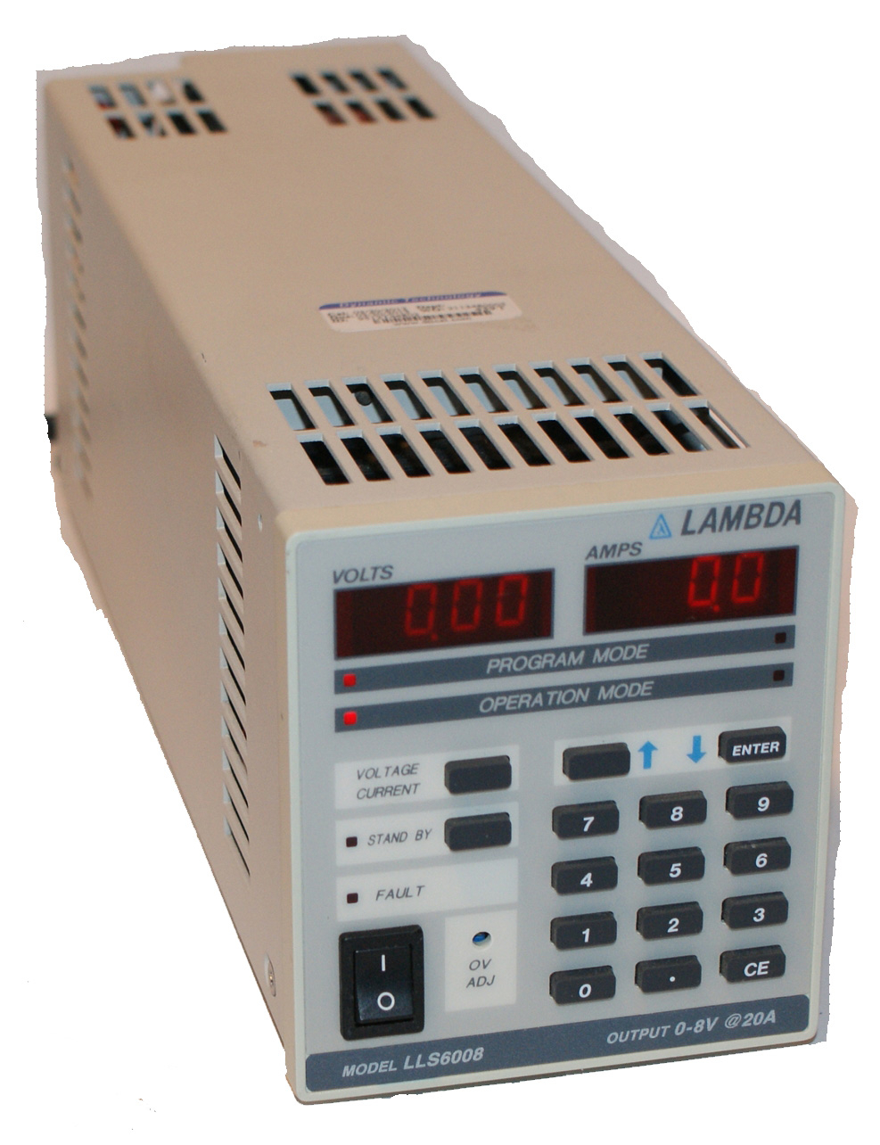 Lambda LLS-6008 Regulated DC Power Supply 
