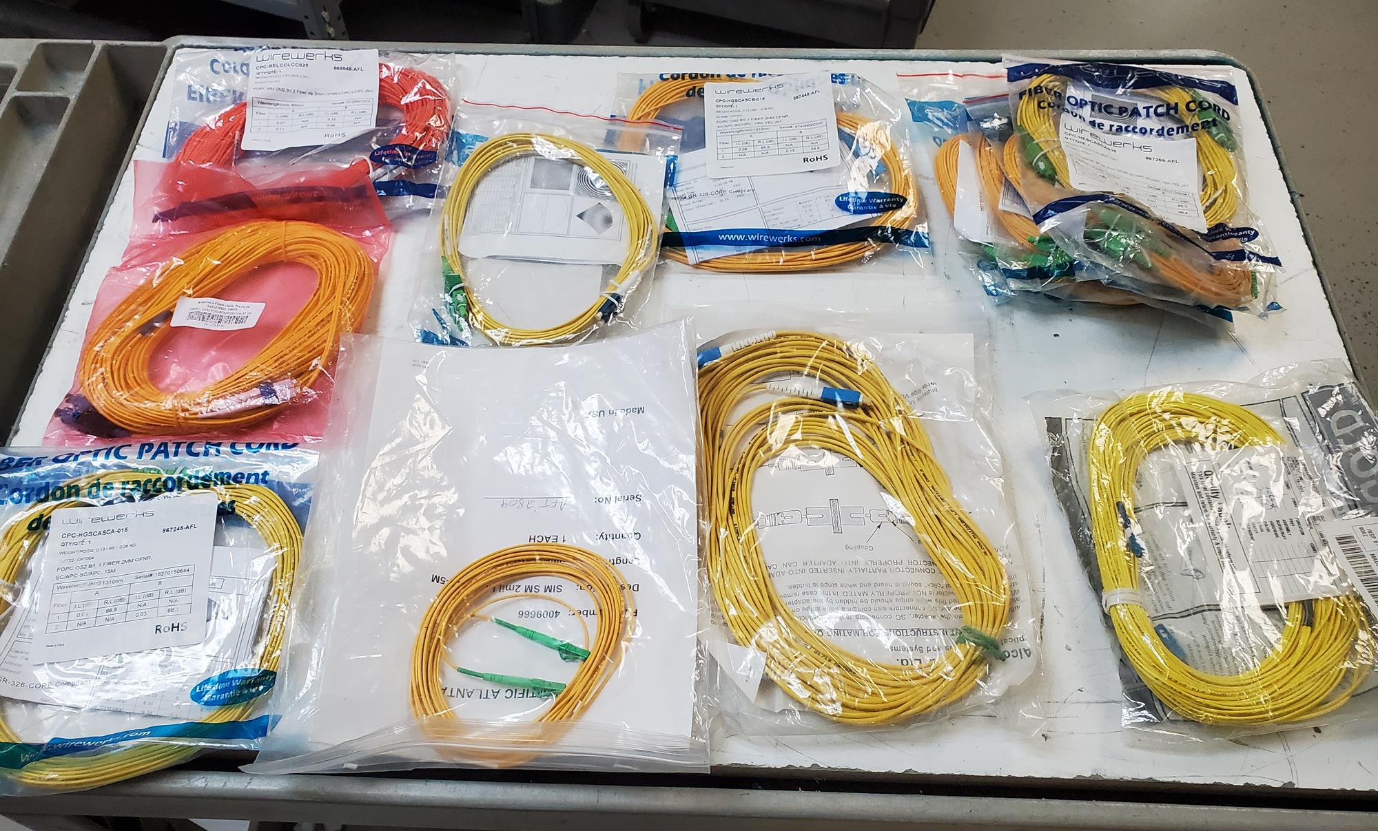 AccuSource patchcord mixed lot just arrived