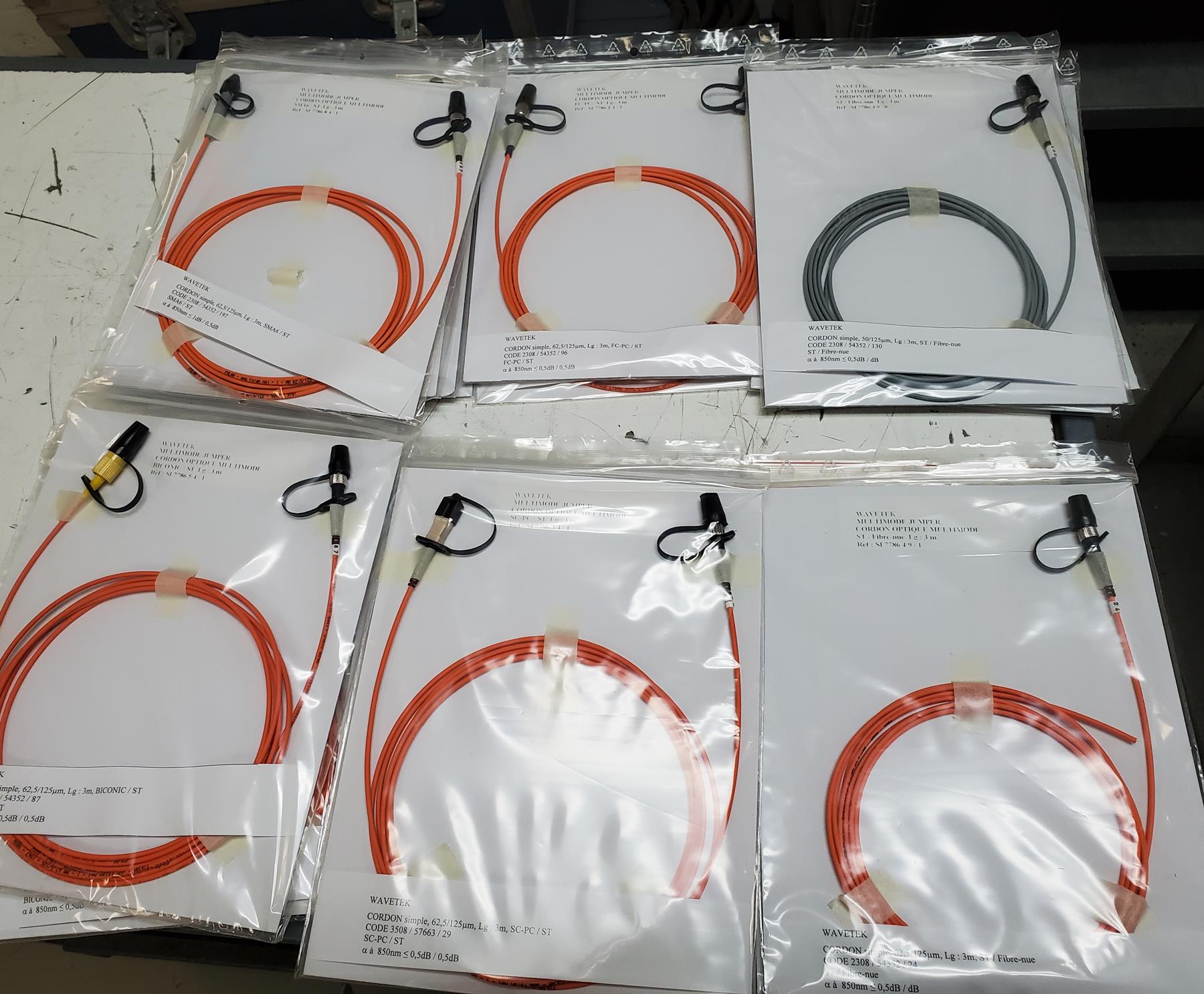 AccuSource mixed multimode patchcords just arrived