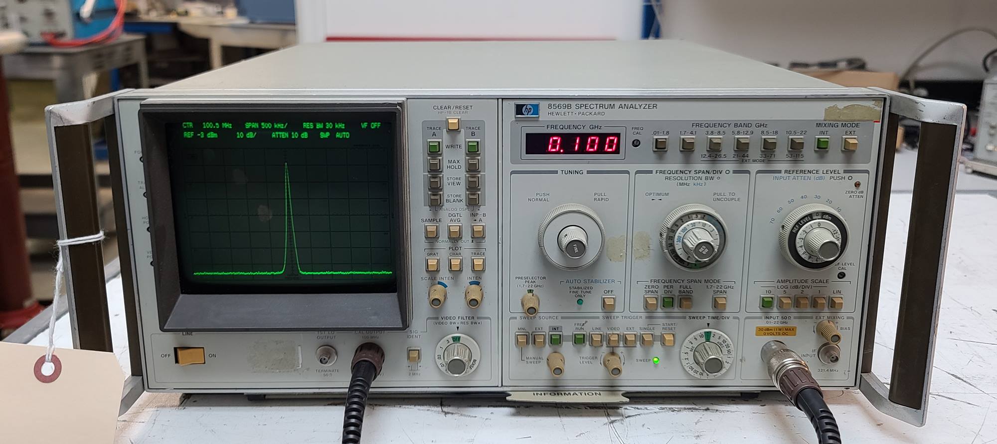 HP / Agilent 8569B just arrived