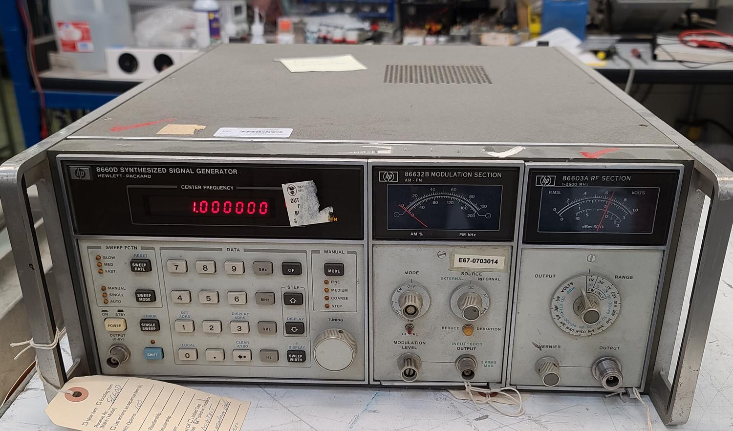 Agilent / HP 8660D 86603A just arrived