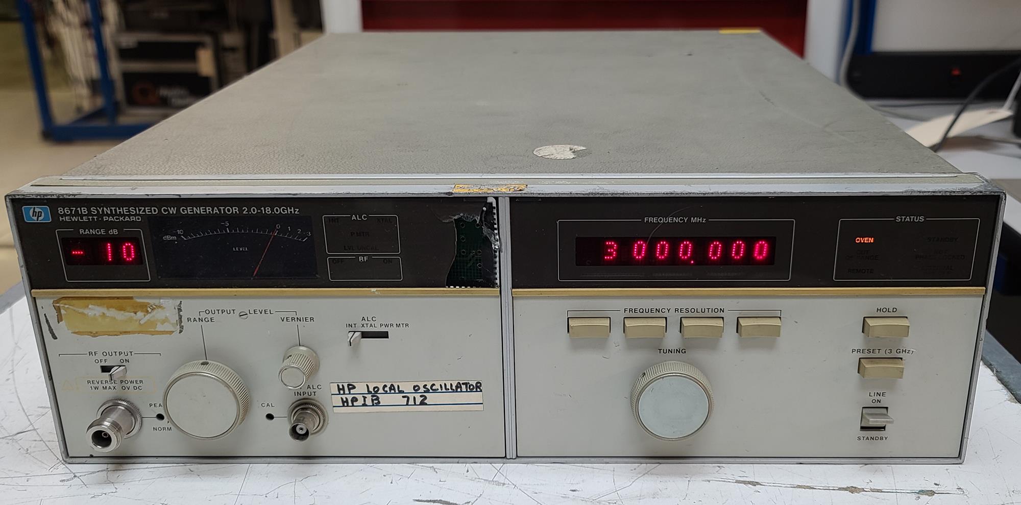 HP / Agilent 8671B just arrived