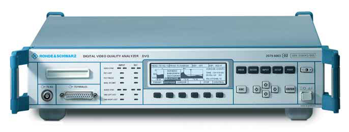 TS-ASI, SDI Rohde & Schwarz DVRG Digital Video Recorder Generator 