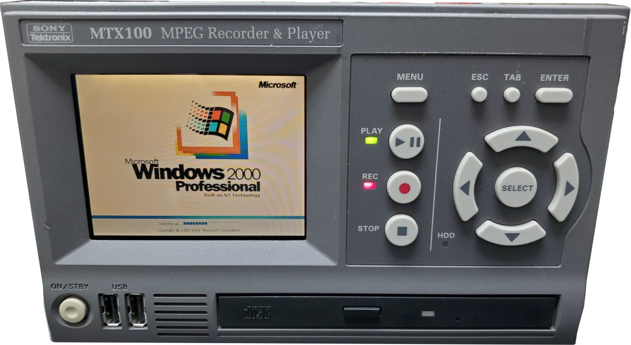 SONY/Tektronix MTX100 MPEG Recorder&Player-