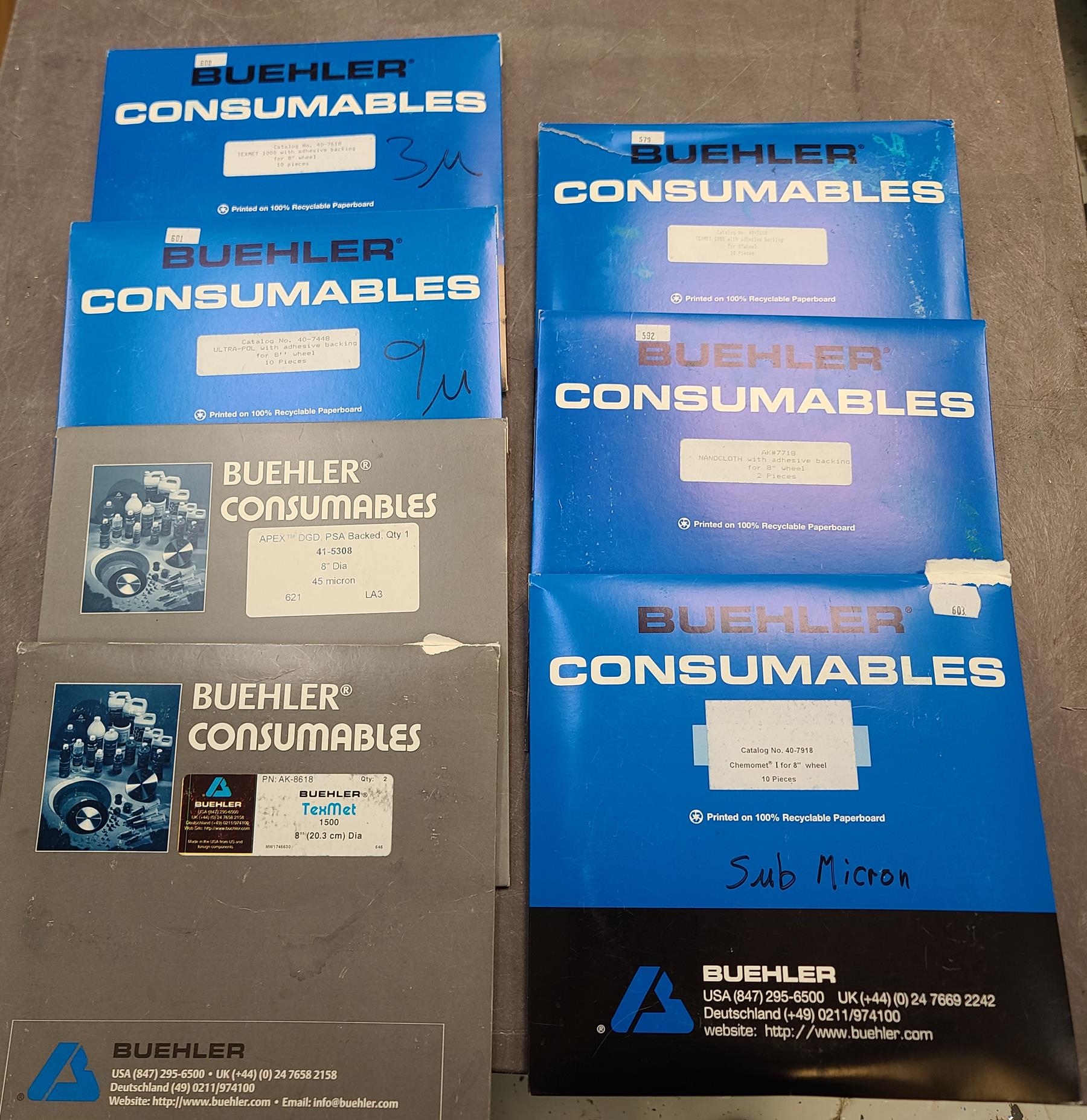 3M Buehler Consumables just arrived